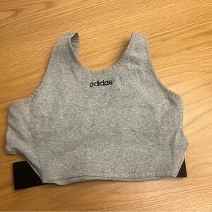 NWOT Adidas Gray Sports Bra -L